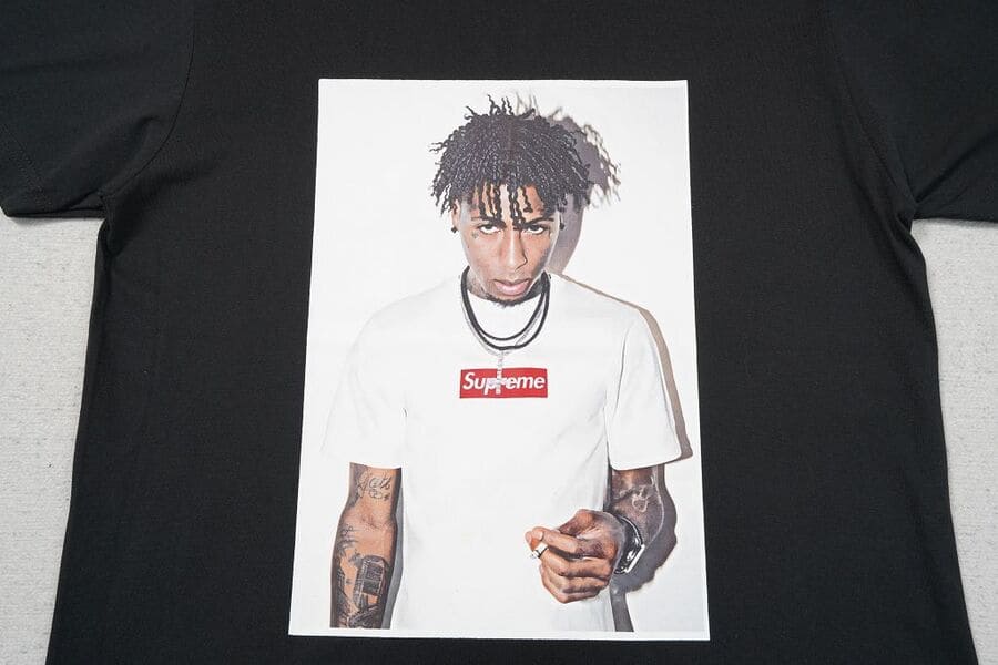 Camiseta Supreme NBA Youngboy Black - HYPER LIST