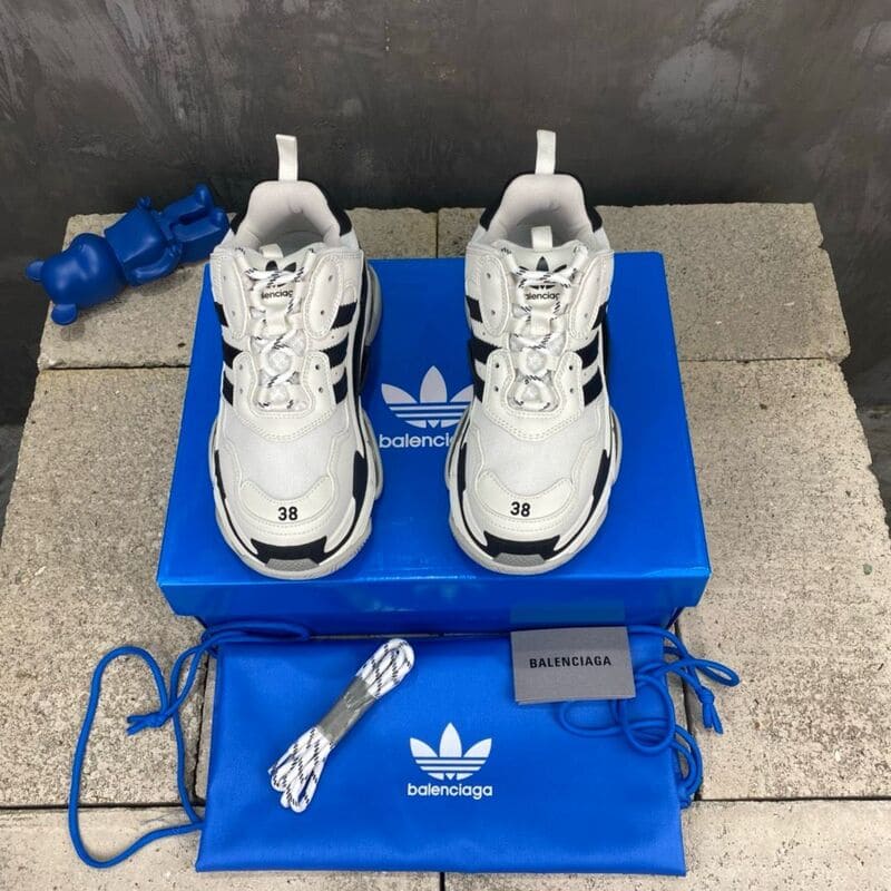 Adidas x Balenciaga Triple S White Black - HYPER LIST