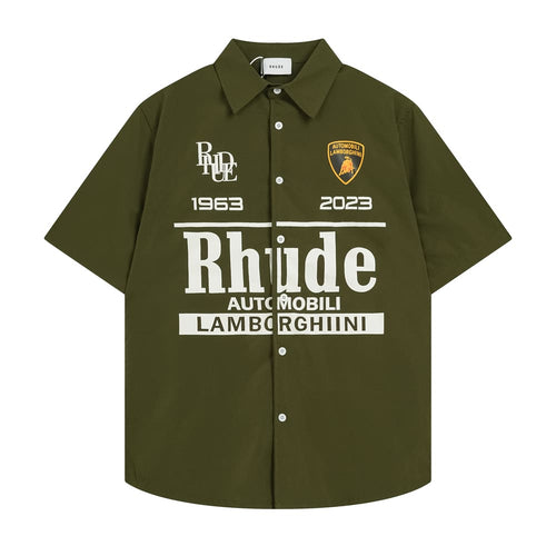 Camiseta Rhude x Lamborghini Verde - HYPER LIST