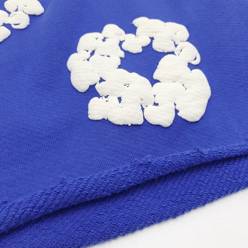 Shorts Denim Tears The Cotton Wreath Blue - HYPER LIST