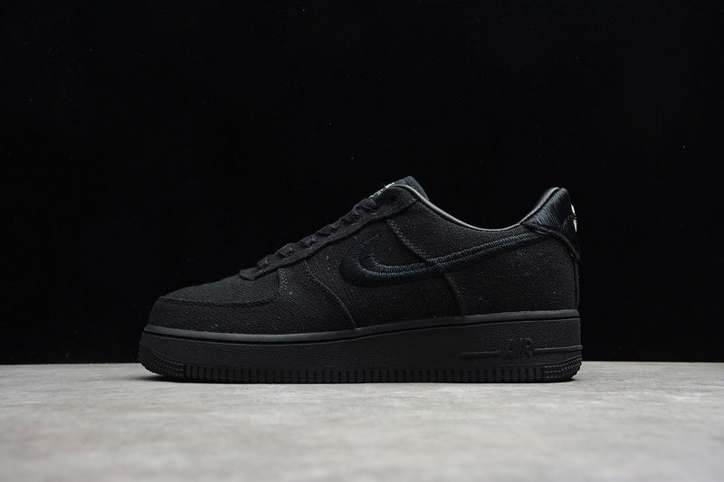 Stussy x Nike Air Force 1 Triple Black - HYPER LIST