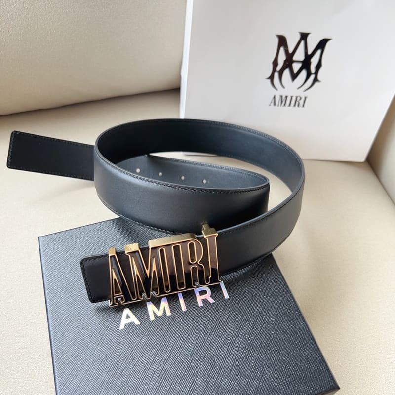 Cinto Amiri Black/Gold - HYPER LIST