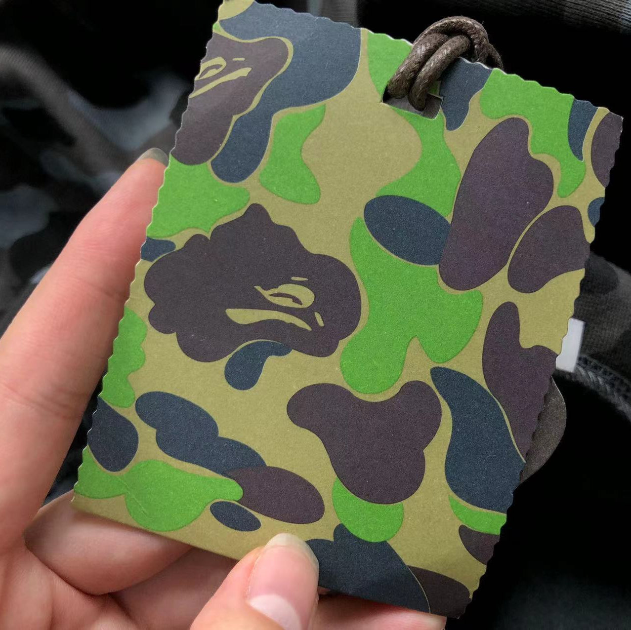 Hoodie BAPE Shark Green