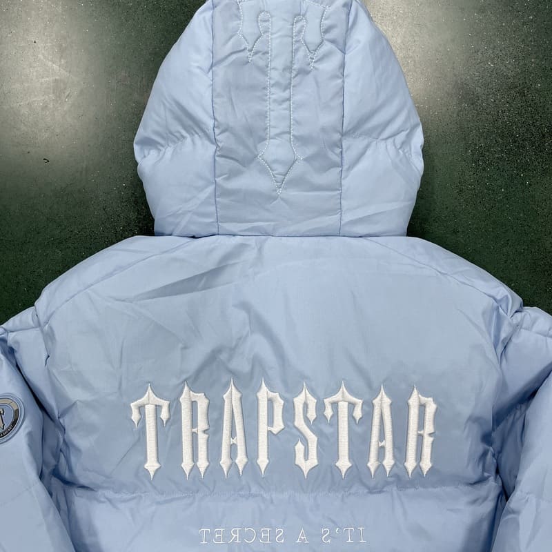 Jaqueta Puffer Trapstar Decoded 2.0 Ice Blue - HYPER LIST