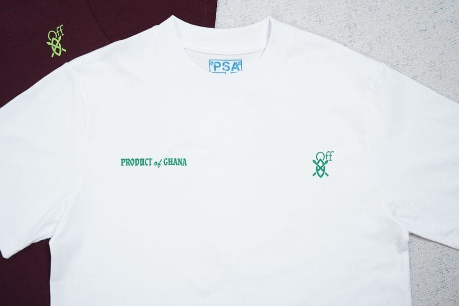 Camiseta Off-White x Daily Paper x Surf Ghana White - HYPER LIST