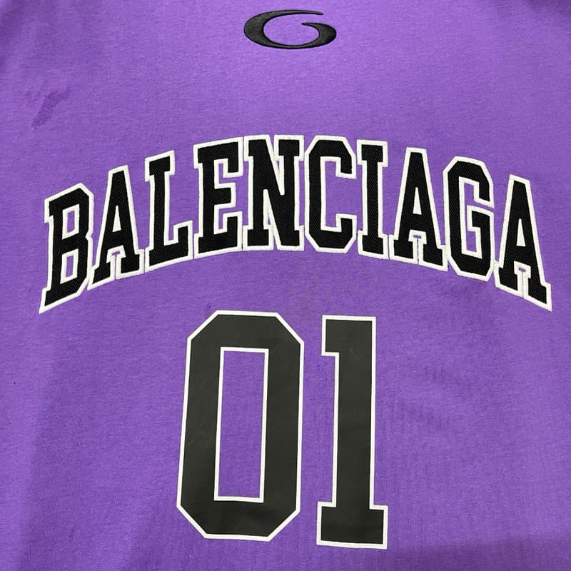 Balenciaga Basketball Series Purple T-Shirt
