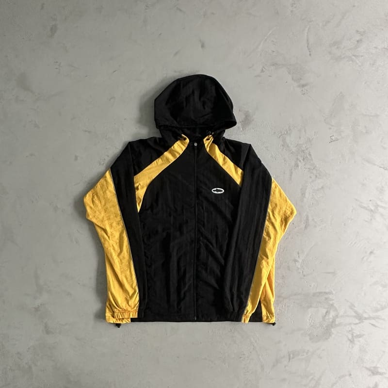 Jaqueta Corta Vento Corteiz Preto Amarelo - HYPER LIST