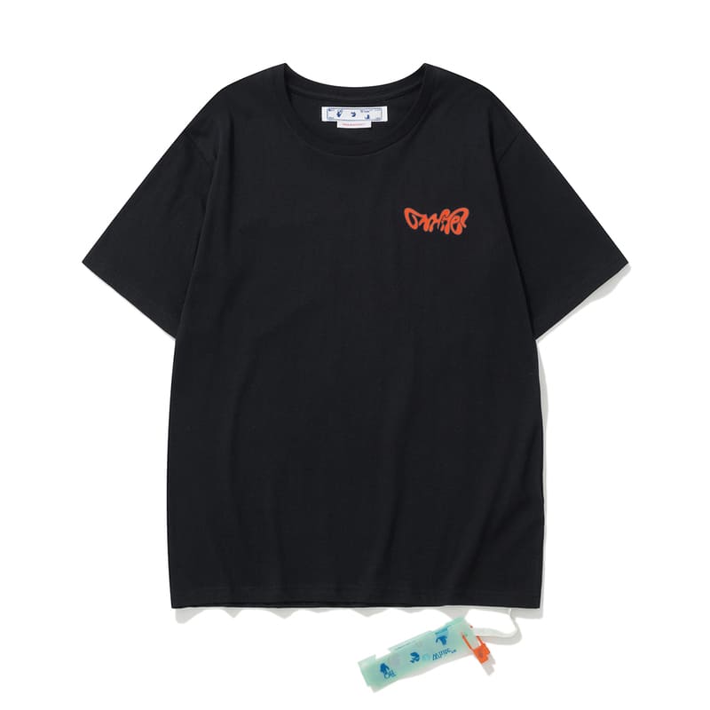 Camiseta Off-White Cross Graffiti Black - HYPER LIST