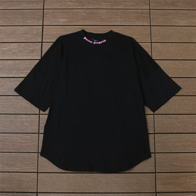 Camiseta Palm Angels Double Logo Oversized - HYPER LIST