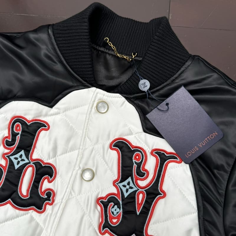 Jaqueta Bomber Louis Vuitton Bicolor Satin - HYPER LIST