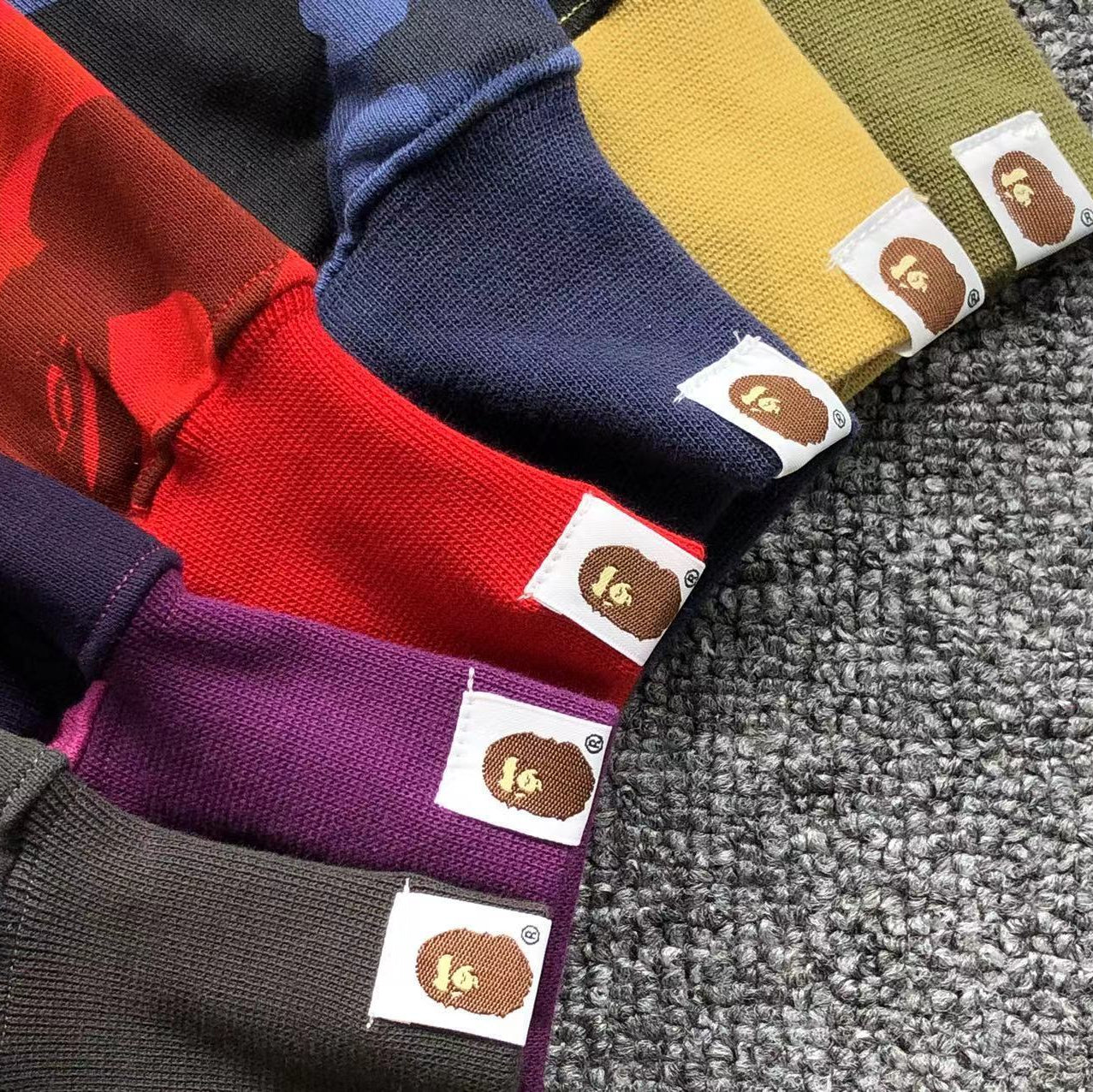 Hoodie BAPE Shark Green