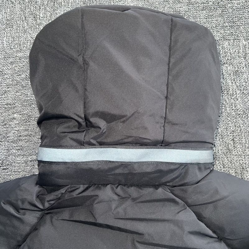 Jaqueta Puffer Synaworld Preto/Azul - HYPER LIST