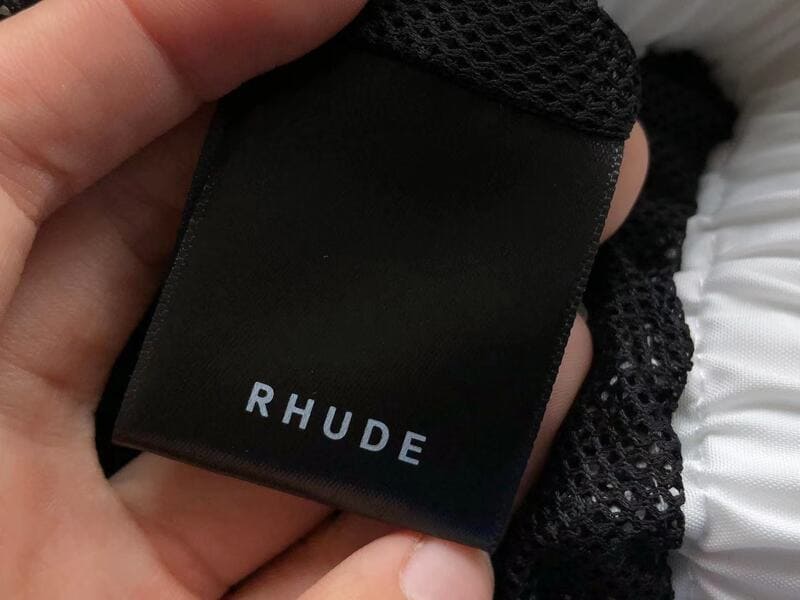 Rhude Side Logo Shorts Blue - HYPER LIST