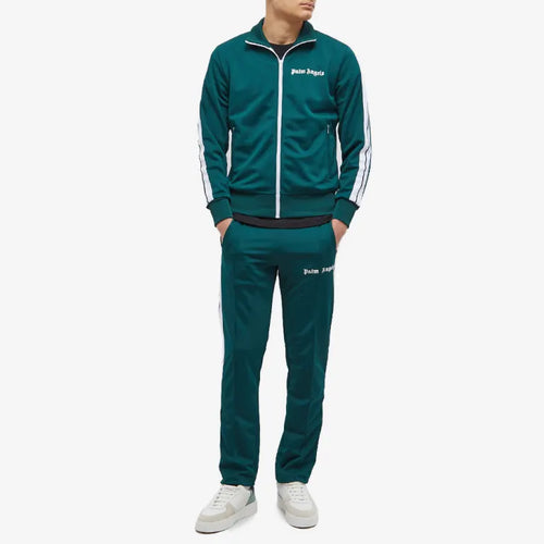 Conjunto Palm Angels Logo Tracksuit Green - HYPER LIST