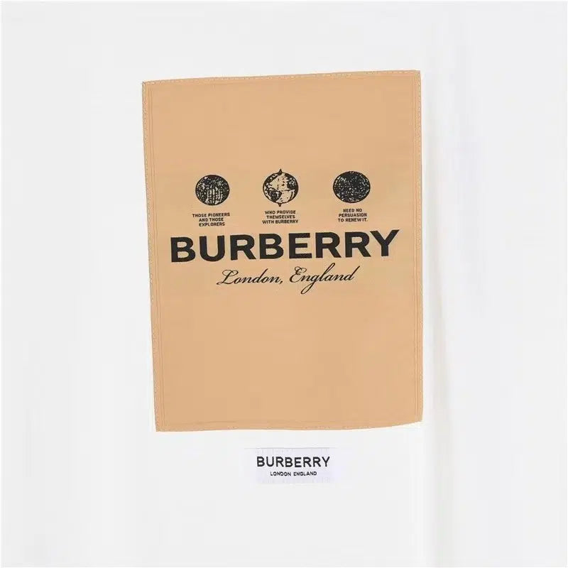 T-shirt Burberry White London England BY034