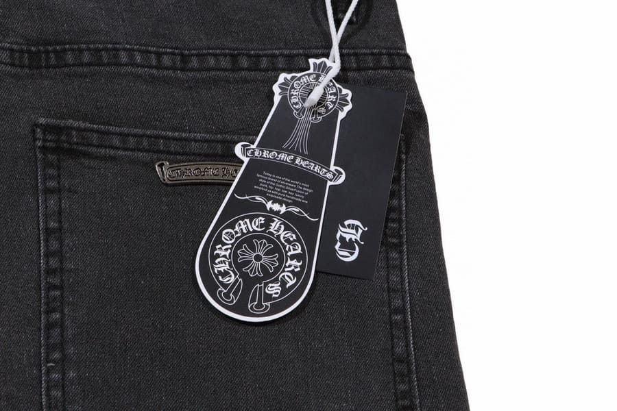 Calça Chrome Hearts Jeans Cross Patches Black - HYPER LIST