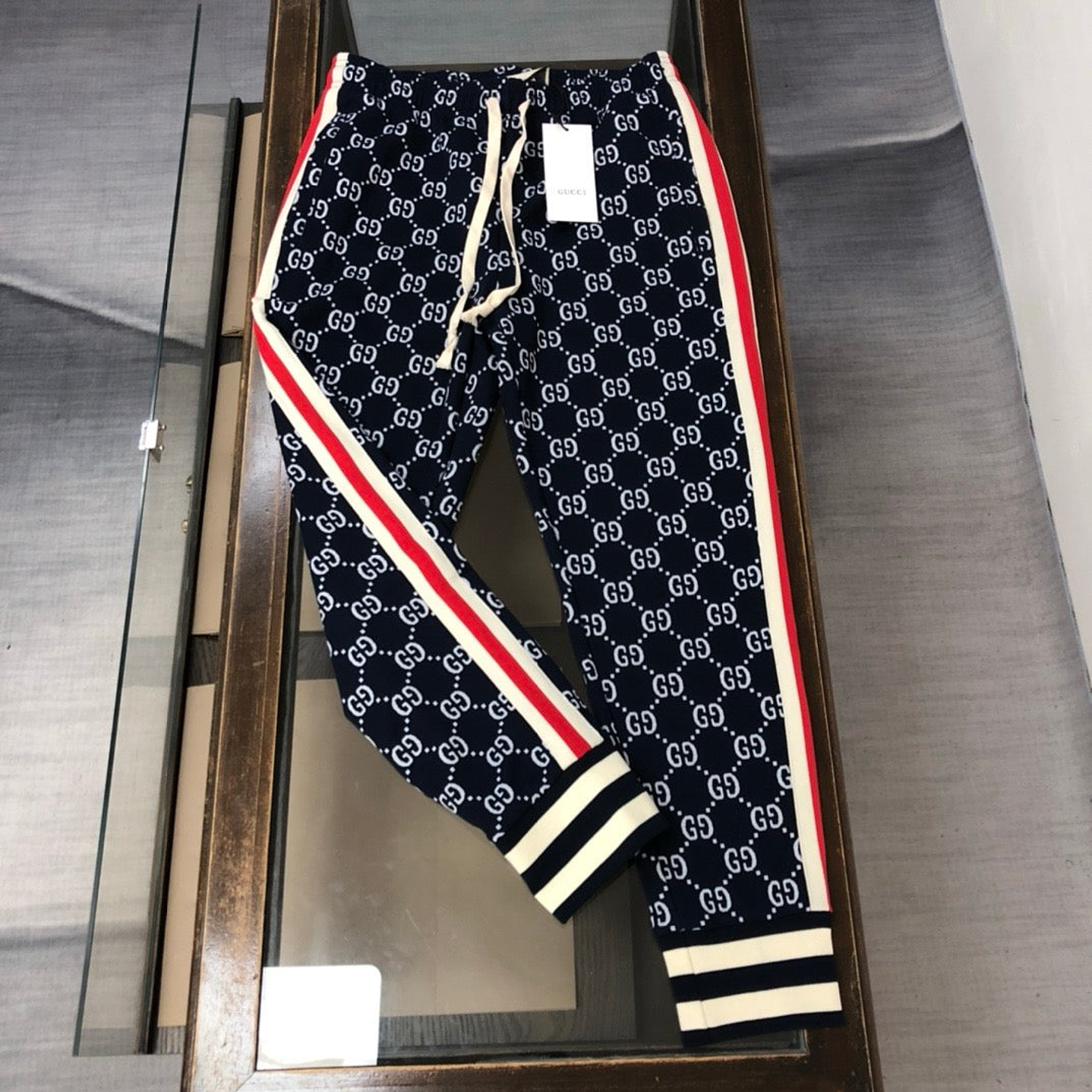 Gucci Webbing-Trimmed Black Tracksuit - HYPER LIST