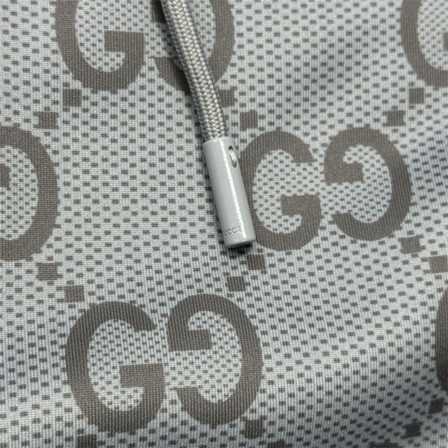 Gucci Webbing-Trimmed Gray Tracksuit