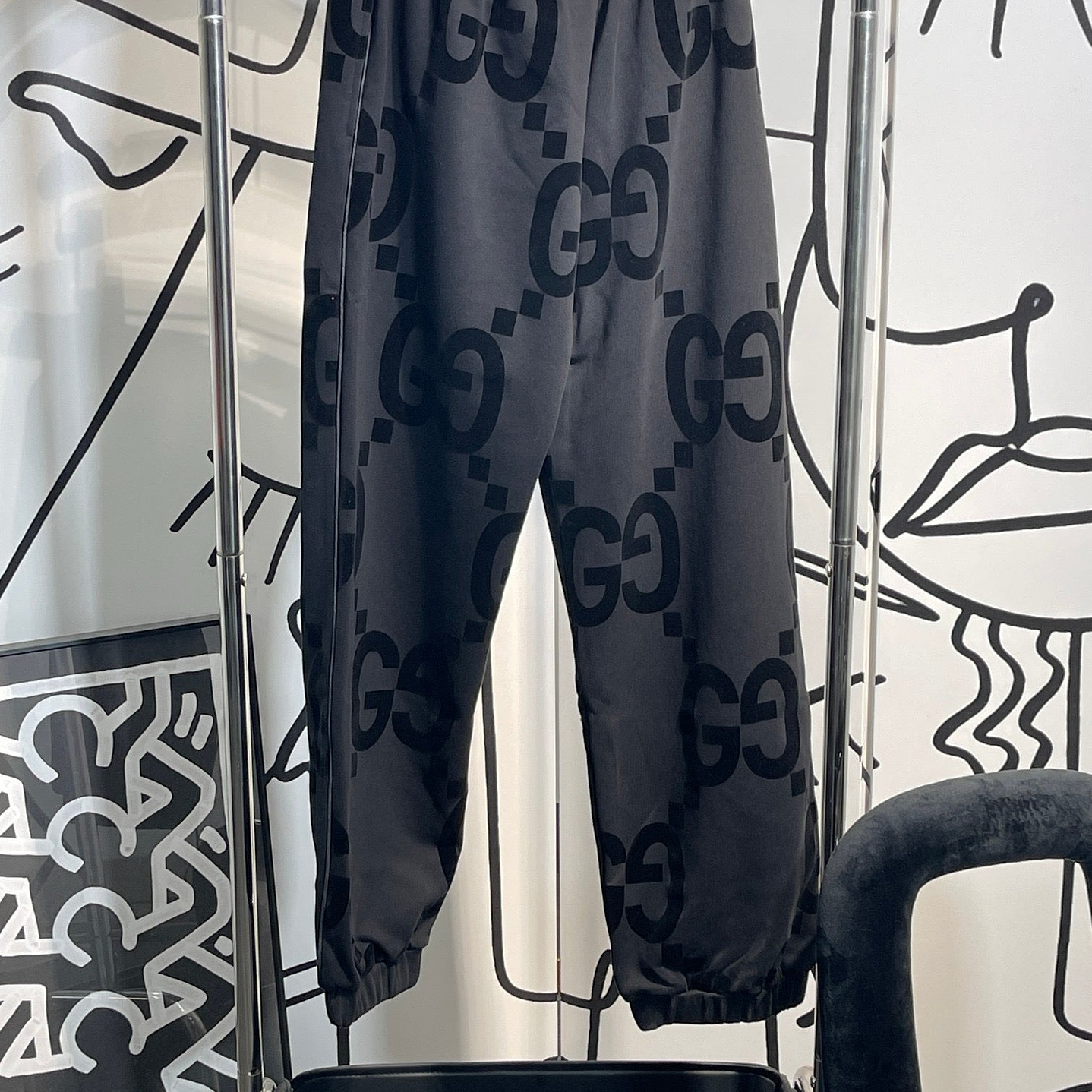Survêtement Gucci Jacquard Monogram Gris