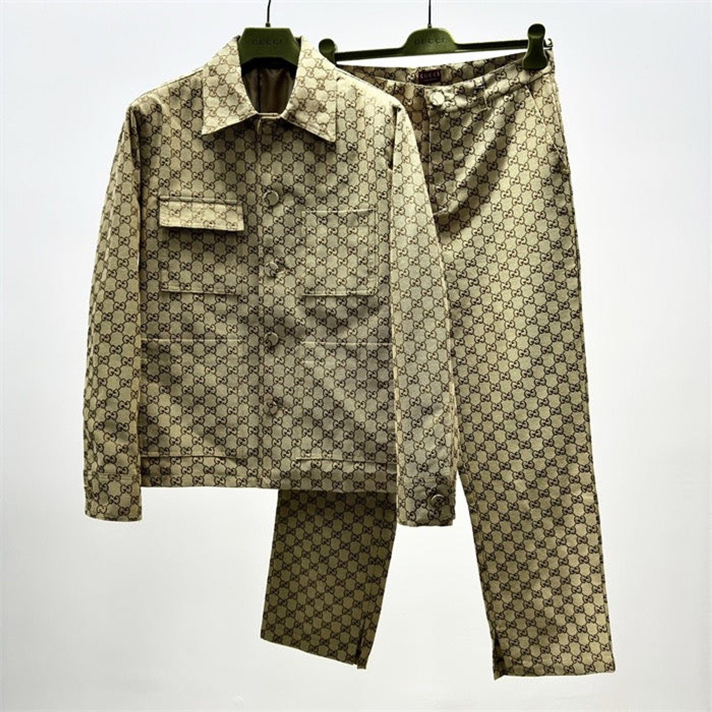 Gucci Webbing-Trimmed Brown - HYPER LIST