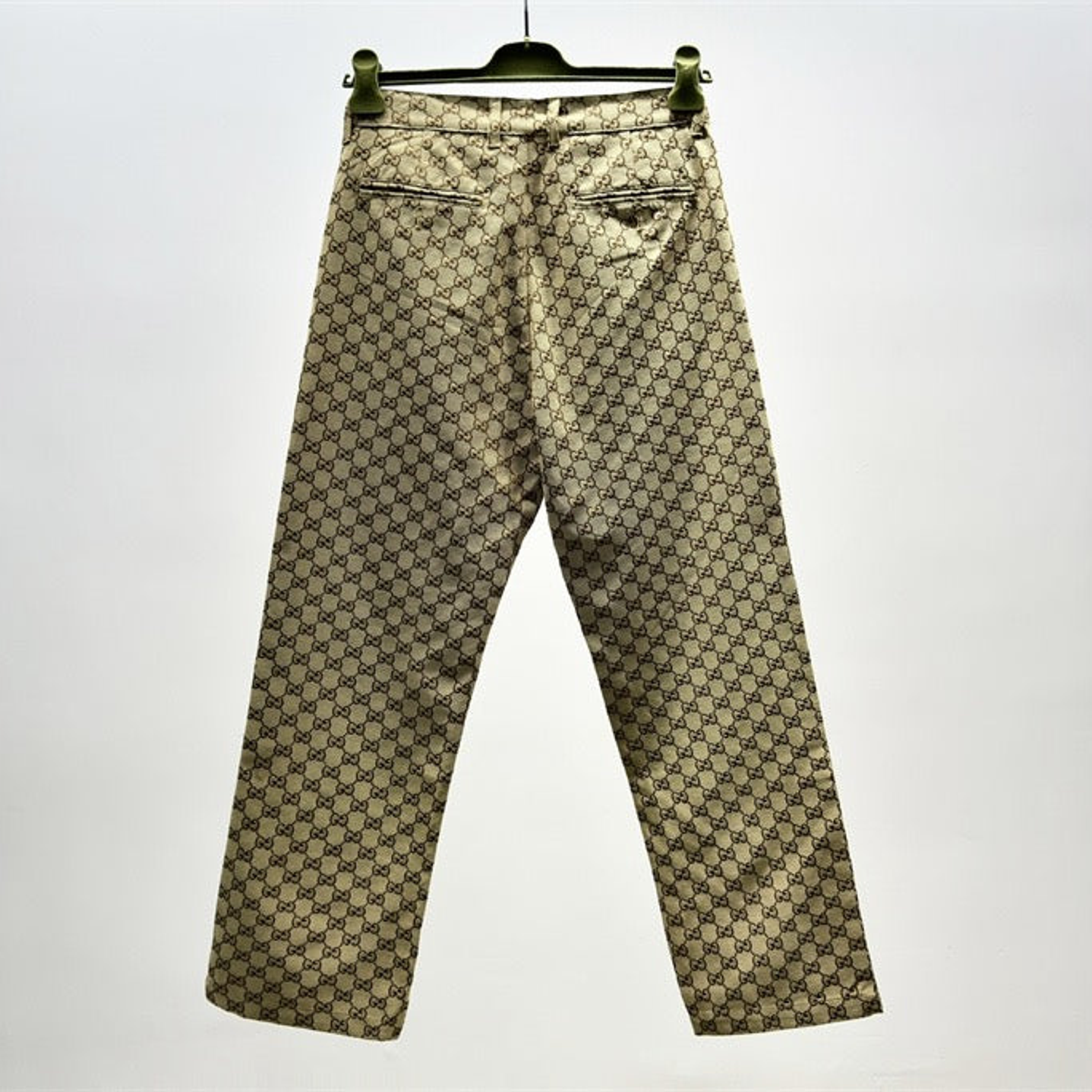Gucci Webbing-Trimmed Brown
