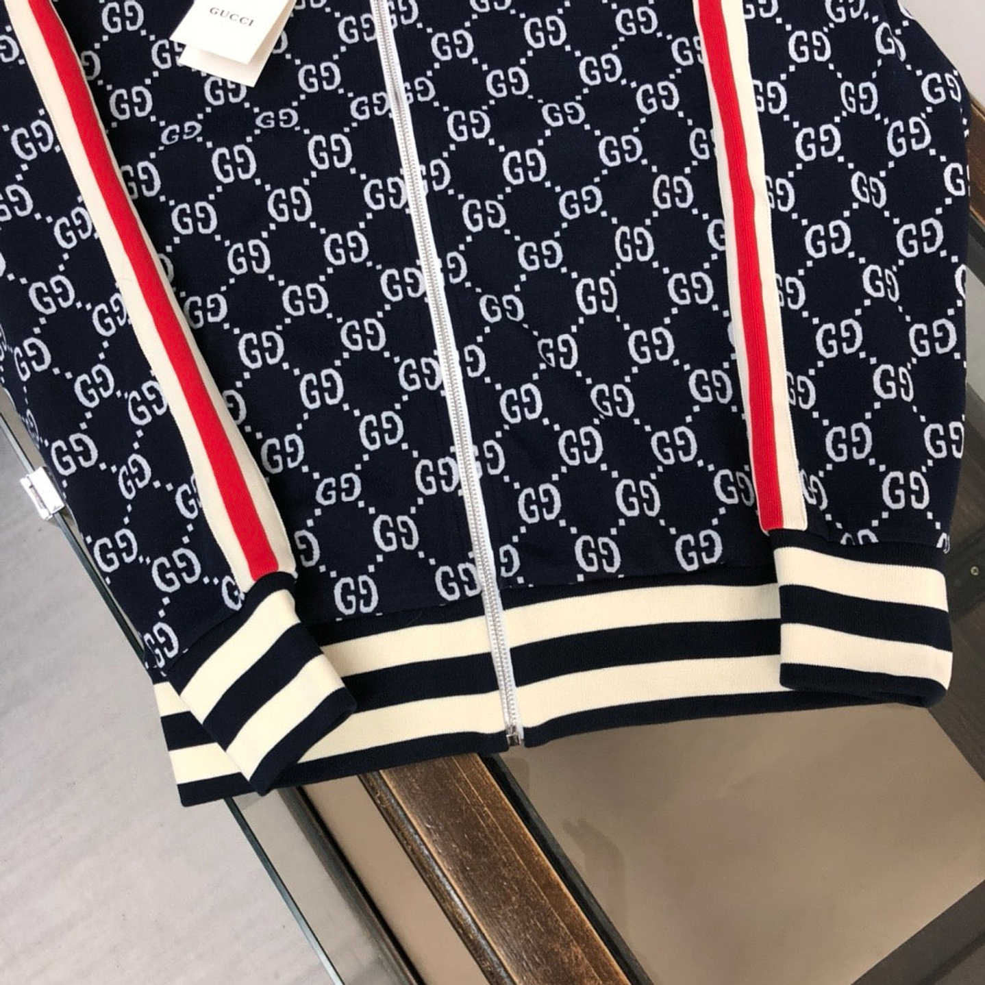 Gucci Webbing-Trimmed Black Tracksuit - HYPER LIST
