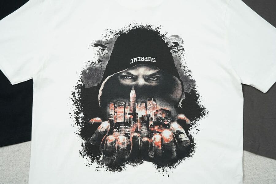 Camiseta Supreme Fighter White - HYPER LIST