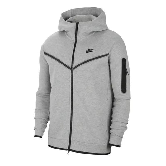 Jaqueta Nike Tech Fleece Cinza - HYPER LIST