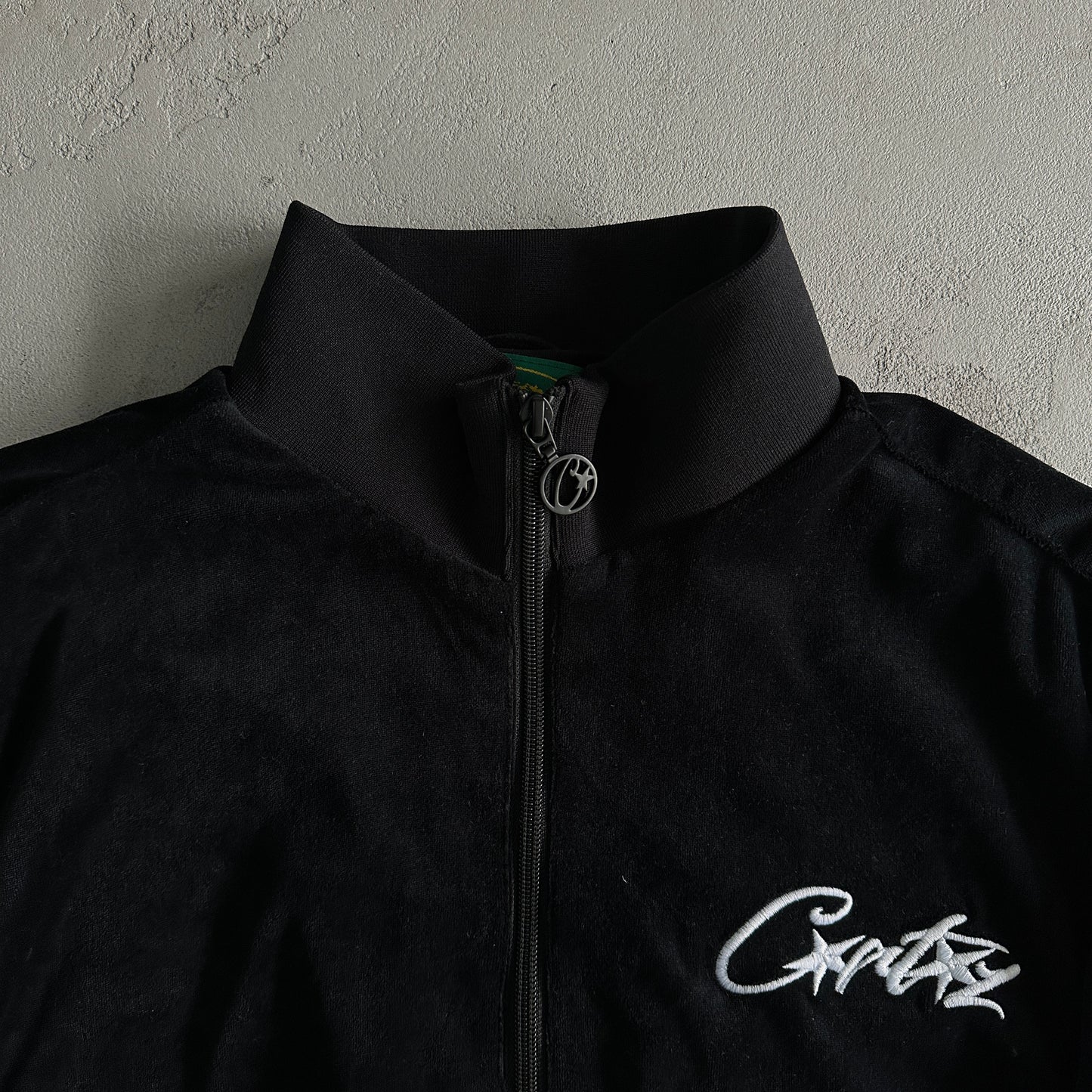 Corteiz Velour Black Tracksuit