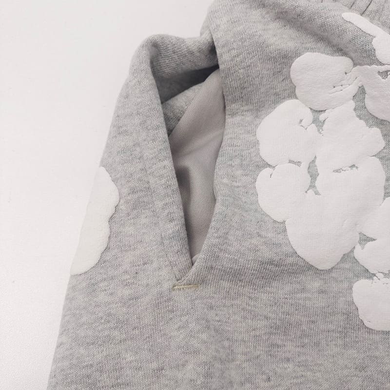 Shorts Denim Tears The Cotton Wreath Grey - HYPER LIST