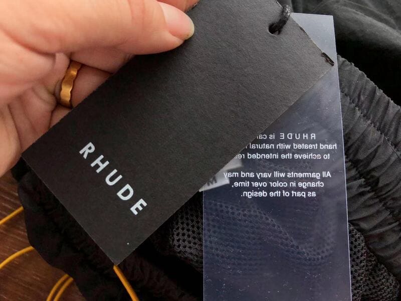 Rhude Logo Short 'Black' - HYPER LIST