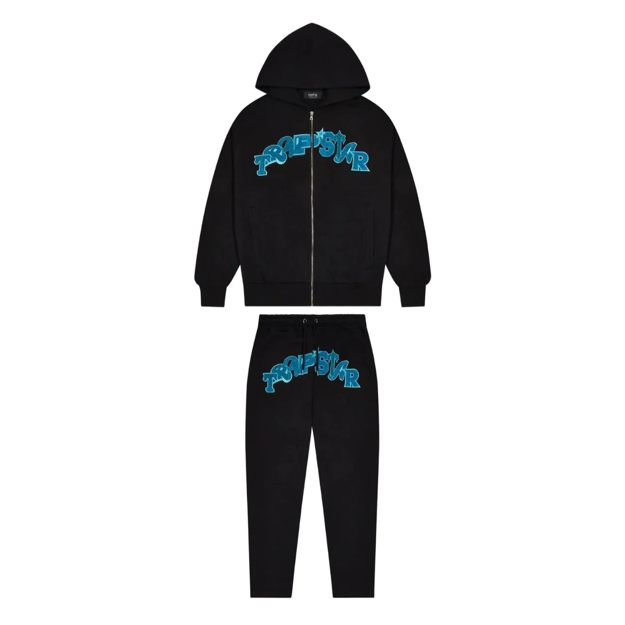 Conjunto Trapstar Wildcard Chenille BlueBlack - HYPER LIST