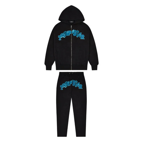 Conjunto Trapstar Wildcard Chenille BlueBlack - HYPER LIST
