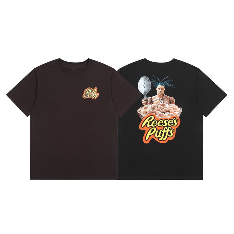 Camiseta Travis Scott Cactus Jack x Reese's Puffs - HYPER LIST
