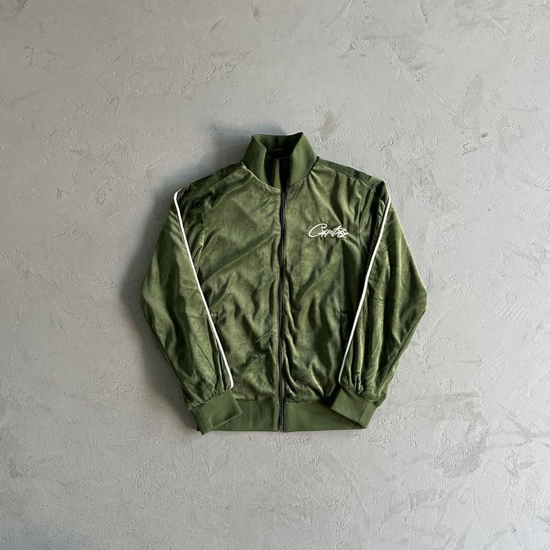 Conjunto Corteiz Veludo Verde - HYPER LIST
