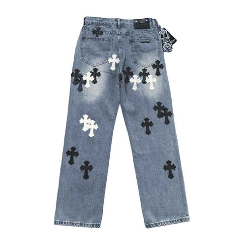 Calça Chrome Hearts Jeans Cross - HYPER LIST