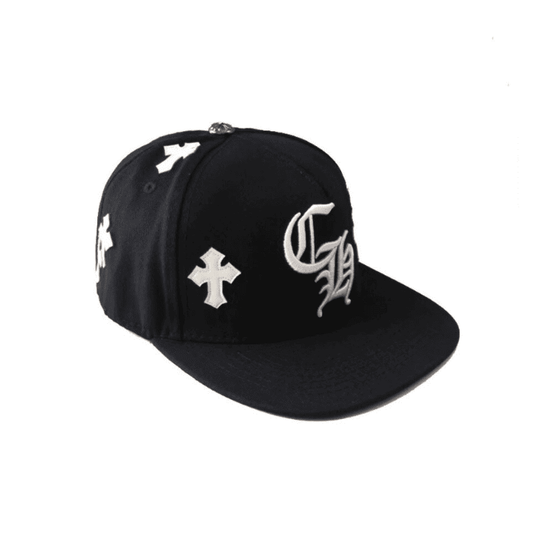 Boné Chrome Hearts Cross Patch Preto - HYPER LIST
