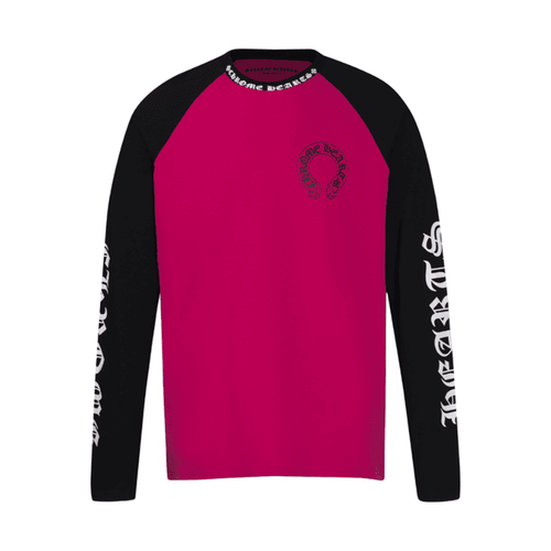 Chrome Hearts Horseshoe Baseball Preta/Rosa - HYPER LIST