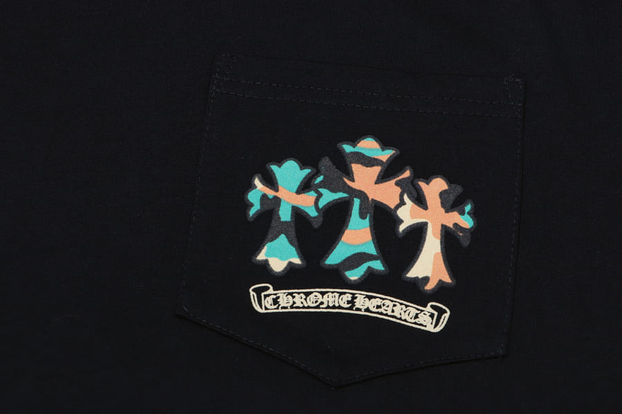 Camiseta Chrome Hearts Cemetery Cross Logo - HYPER LIST