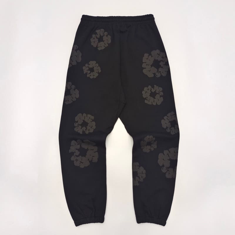 Calça Denim Tears Cotton Wreath Black Monochrome - HYPER LIST