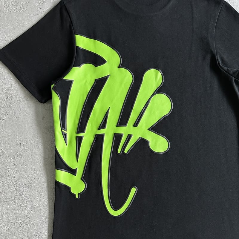 Camiseta Synaworld OG Logo Black/Green - HYPER LIST
