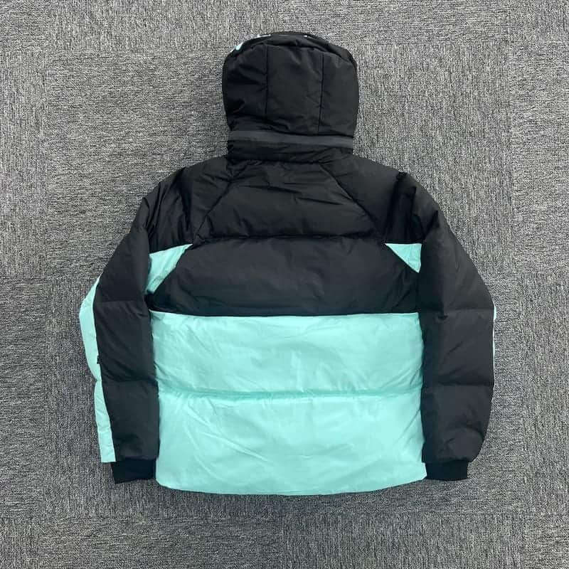 Jaqueta Puffer Synaworld Preto/Azul - HYPER LIST