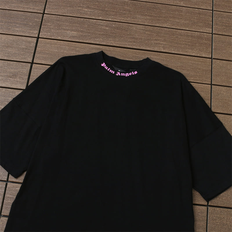 Camiseta Palm Angels Double Logo Oversized - HYPER LIST