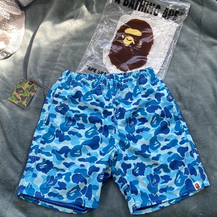 Shorts BAPE Shark Blue