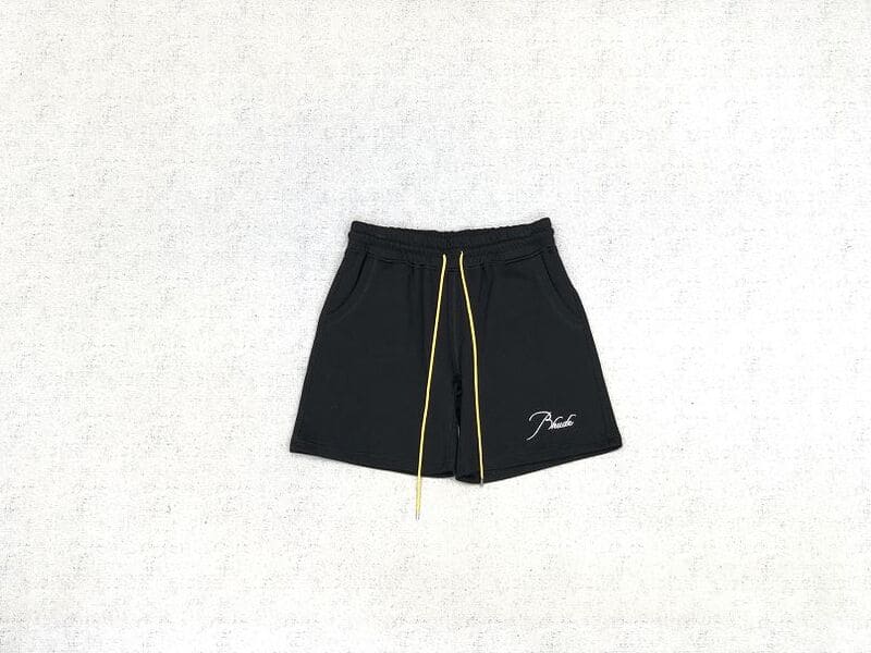 Shorts Rhude Logo Black - HYPER LIST