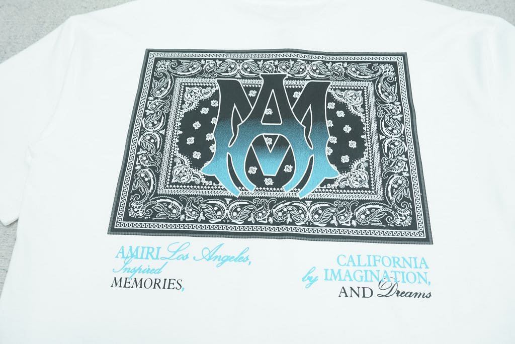 Camiseta Amiri Ma Bandana White - HYPER LIST