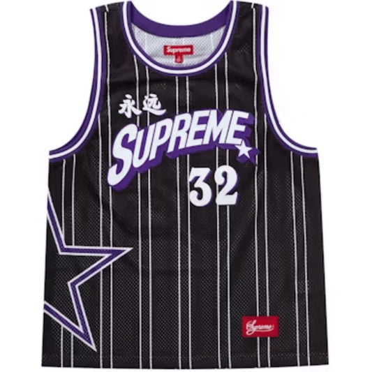 Camiseta Supreme Star Basketball Jersey Black - HYPER LIST