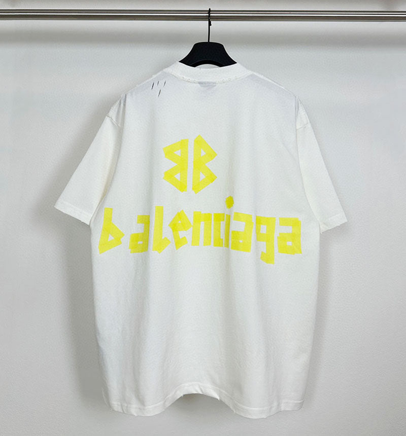 Balenciaga Tape Type T-Shirt White
