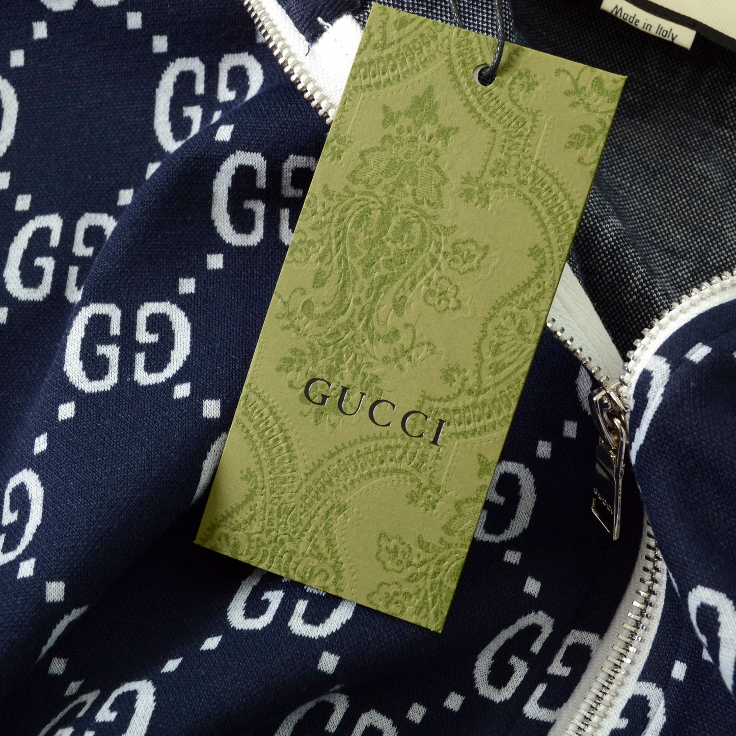Gucci Webbing-Trimmed Blue Short Set - HYPER LIST