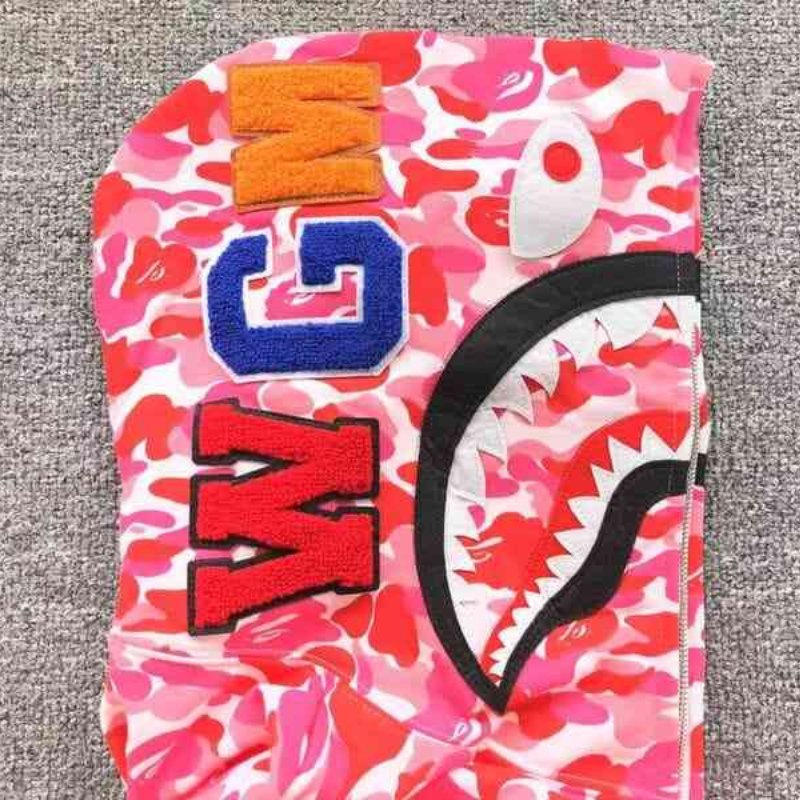 Hoodie BAPE Shark Pink